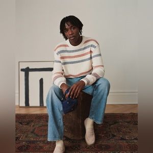 NWOT New Zara Cotton Blend Striped Sweater
Size L